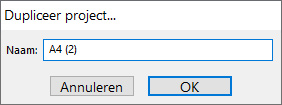 Akkoord dupliceer project