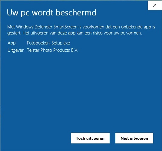 App uitvoeren Windows