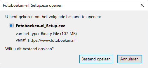 Bestand opslaan Windows