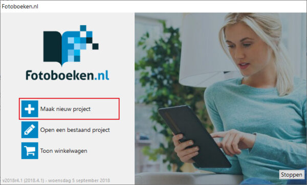 Maak nieuw project