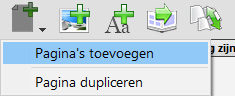 Pagina's toevoegen