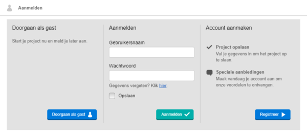 Registratieformulier