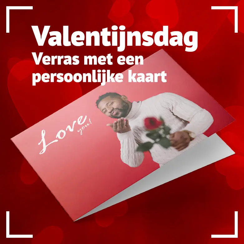 Verras je geliefde met een Valentijnscadeau met foto