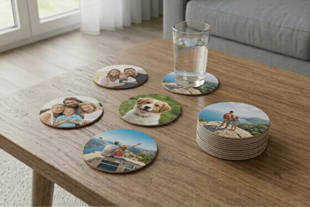 Onderzetters met foto - praktisch met een persoonlijke twist