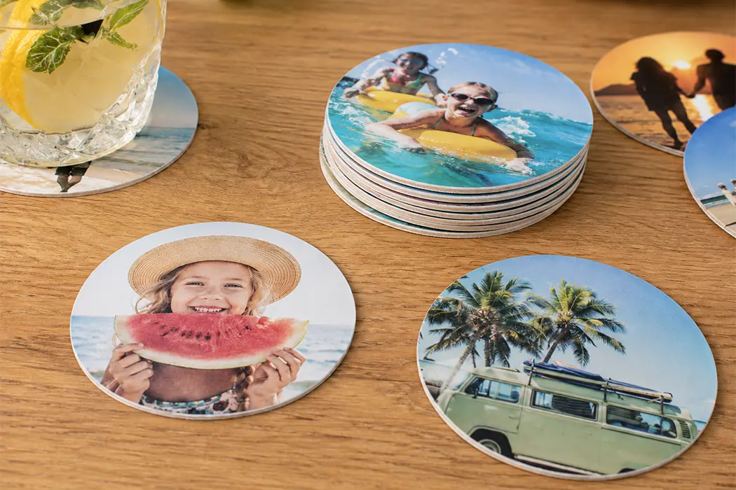 Foto-onderzetters maken van je leukste zomerfoto’s