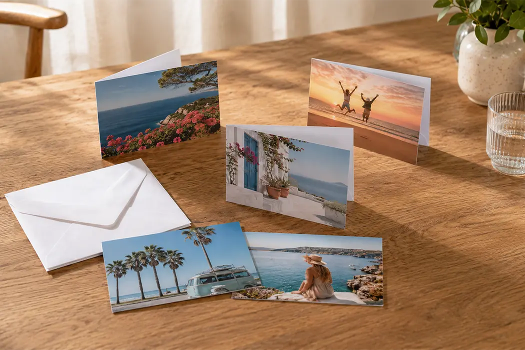 Wenskaarten maken van je zomerfoto’s